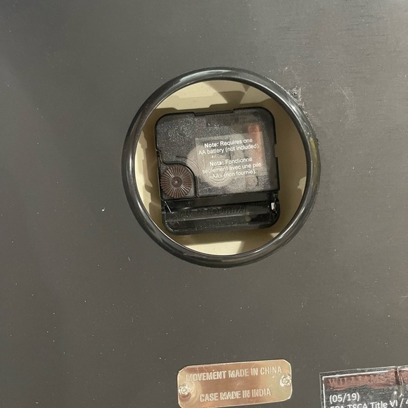 Large Table Clock by Pottery Barn Anton  - NEW - Stylish Home / Office - Picture 4 of 5